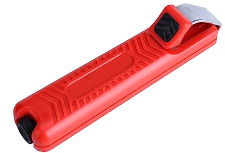 Tbest 8-28Mm Mini Cable Stripper Knife, Stripping Cutter Plier Crimping Tool for PVC Rubber Cable Cable Stripper,Cable Knife Stripping Tool, Cable Stripper, Armoured Cable Stripper