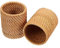 NUOBESTY 2pcs Woven Pen Holders Rattan Pencil Holder Cups for Office Desk Storage Organizing Accessories