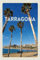 Blechschild 18x12 cm Tarragona Spanien Palmen mit Meerblick Wand Deko Bar Kneipe Sammler Geschenk