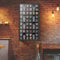 Mlikero Schnapsglas-Vitrine, 52 Schlitze, Schnapsglashalter, abschließbar, Wandmontage, Schattenbox mit UV-Schutz, Acrylglas, Schnapsglastür, Aufbewahrungskoffer für mehrere Schnapsgläser
