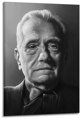 SILATSAWTU Martin Scorsese Poster, dekoratives Gemälde, Leinwand, Wandposter und Kunstdruck, moderne Familienschlafzimmer-Dekoration, Poster, 40 x 60 cm