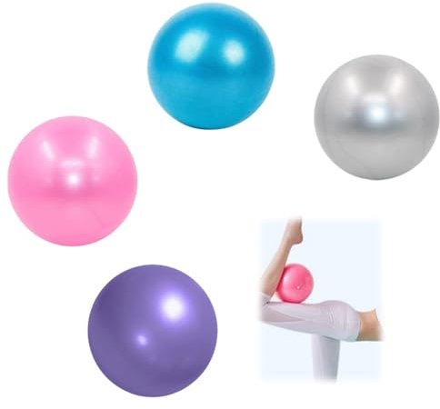 Acrylic 4 Stück Pilatesball, 25 cm Yoga-Ball, rutschfest, rutschfest, rutschfest, Yoga-Ball, Balance Sportball, nützlich für Gymnastik und Fitnessübungen zu Hause