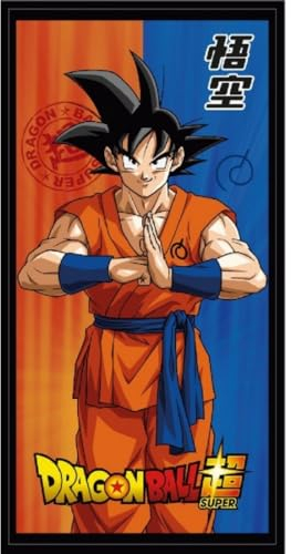 Aymax Handtuch für Strand, Pool, Bad, Son Goku, Dragon Ball, 140 x 70 cm, Öko-Tex-Standard 100 zertifiziert