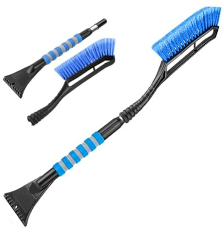 Pelle à neige amovible, pelle à neige rétractable, pelle à neige pour l'extérieur, voiture d'hiver, réduit le temps des fenêtres de toit pour minivans, , camions