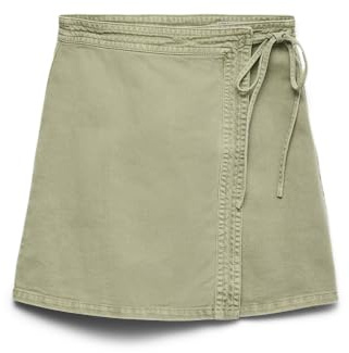 VERO MODA Vmliza Mr Short Denim Wrap Skirt Ga Noos