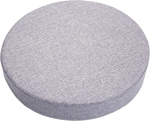 HKJGNH Sitzerhöhung Stuhlkissen Outdoor Garten Rund 35x35/40x40/50x50/45x45cm Sitzkissen Stuhl Rund Hoch de Sitzpolster Outdoor Gartenstuhl Dtuhl für Esszimmer, Küche, Garten, Büro(Color 7,35x35x5cm)