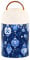 Amooorous Blue and White Retro Blue and White Porcelain Light Stainless Steel Vacuum Insulated Lunch Box Keep Food Warm with Spoon for Adult Overnight Oat 17 oz
