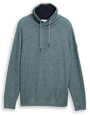 TOM TAILOR Herren 1048021 Strickpullover mit Snood