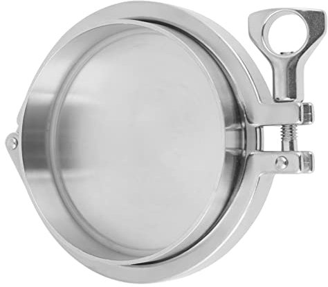 Sanitary Pipe Fittings 4 End Cap Weld Ferrule Clamp - Quick Connection - for Food, Beverage, Machinery 1 Set