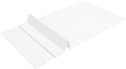 Badewannenabdeckung,Faltbare Badewannenablage, 160 * 70cm Badewannenbretter Faltbare Badewannenablage Dämmplatte Staubdicht Wasserdicht für Haus Badewannen Badezimmer SPA (Weiß)