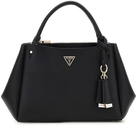 GUESS Nastra Multi Comp Satchel Black