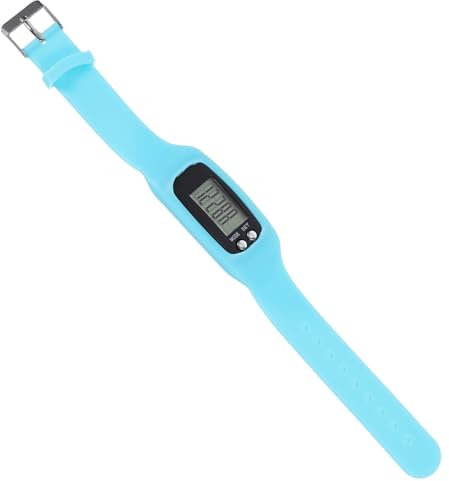 Operitacx Bracciale Contapassi Digitale Silicone Multifunzionale per Fitness con Display LCD Strumento e Resistente per Elegante