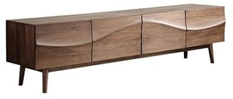 TV-Bank Massivholz Homestay Einzelner TV-Schrank Wabi-Sabi-Stil Wohnzimmerschrank Tv Stativ Für Wohnzimmer(200cm)