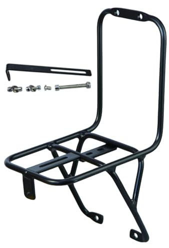 LOVIVER Porte-Bagages Avant pour vélo, Pratique et Facile à Installer, Compatible avec Les vélos à Freins