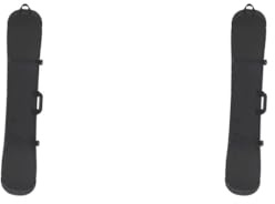 OJREEUB 2 set of Snowboard Sleeve Travel Bag for Single Snowboard Accessories Soft Cover Case 160cm, Black