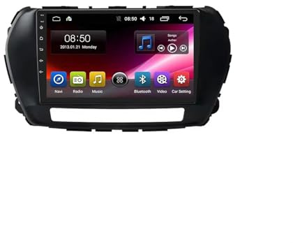 Pantalla Coche para Greatwall Great Wall Wingle 5 2017-2021 con Bluetooth, Mirror Link, Airplay, FM, Aux, Siri, Navegación, Micrófono y Cámara de Visión Trasera, 8 Nuclear 8G+256G