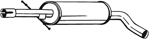 Bosal 105-497 Mittelschalldämpfer