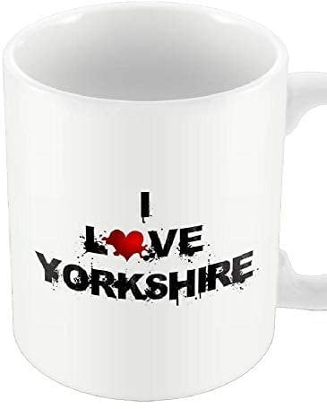 Victorian Printing Company - I Love County Mug - I Love Yorkshire, Ceramic, 11fl.oz.