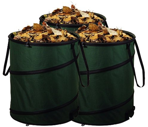 Unbekannt 3er Set Gartensack Laubsack Gartenabfallsack mit je 80 Liter Fassungsvermögen