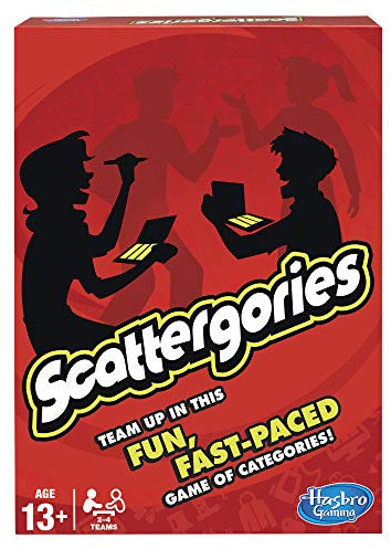 Hasbro Gaming Scattergories, Fragespiel (A5226105), eventuell Nicht in Deutscher Sprache Englische Version