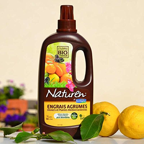 Naturen - Concime biologico liquido per piante di agrumi, aranci, limoni e ulivi