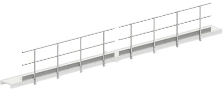 Layher Seitenschutz für Alu-Steg 600, faltbar Länge 9,15 m