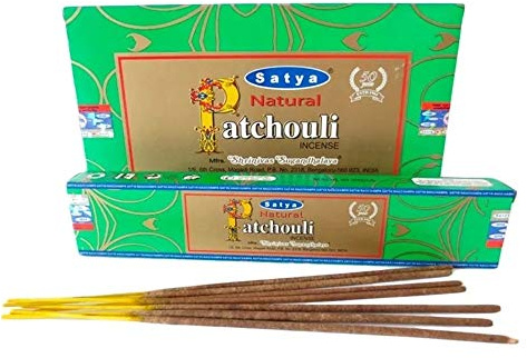 Satya Natural Incense Sticks, Patchouli, 15g, Special 12 Piece