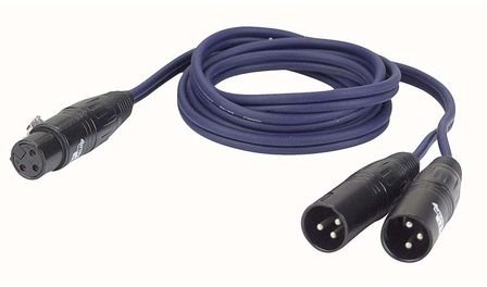 DAP Audio 1 XLR Female to 2 XLR Male 150 cm