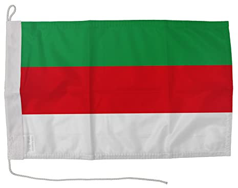 Everflag Motorrad-/Bootsflagge 25x40cm: Helgoland