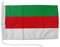 Everflag Motorrad-/Bootsflagge 25x40cm: Helgoland