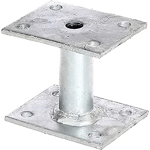Alberts 219826 Pfostenträger | zum Aufschrauben | feuerverzinkt | 70 x 90 mm