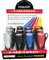 Infapower F006 9-Led Mini Pocket Torch - Pack of 12,Red,silver,black