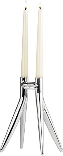 Kartell Abbracciaio, Portavelas, Cromado, 20 x 11 x 25 cm
