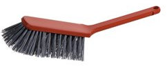 Handfeger HACCP Haug Hygienebesen PBT hart grau rot METAL DETECT, geeignet nach HACCP & lebensmittelecht