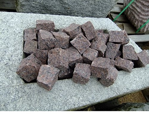 Grundpreis 299EUR Pflastersteine 4x6cm Kopfsteinpflaster Steinpflaster 1A QUALITÄT, ROT, GEBROCHEN, OHNE VERSAND! MINDESTBESTELLMENGE 10 TONNEN!