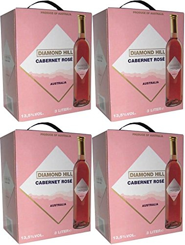 4 x DIAMOND HILL SHIRAZ ROSÉ Bag in Box 3 Ltr. 13,5% Incl. Goodie von Flensburger Handel