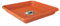 Elho Universal Untersetzer Viereckig 30 - Tonrot - Drinnen & Draußen - L 30 x W 30 x H 4.4 cm