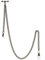 TREEWETO Pocket Watch Albert Chain T-Bar Watch Chain Link 16 inch 2 Hooks Bronze Classic Antique Fob T Bar