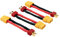 OliRC 4 St. XT60 Weiblich zu Männlichen T-Stecker/Adapter (Deans Style) mit 14awg 5cm Draht(C14-4)
