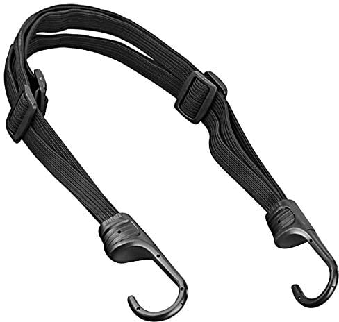 Gresunny 2pcs Fahrrad spanngurt gepäckträger Gummi spannseil verstellbar elastische gepäckträger Gummiband Fahrrad gepäckspanner mit Haken koffergurt für motorradhelm, fahrradgepäck schwarz 60cm