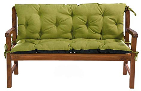 Mayaadi-Home Gartenbankauflage Bankauflage Bankkissen Sitzkissen Polsterauflage Sitzpolster Grün 100x60x50cm