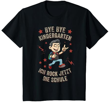 Kinder Schule Einschulung Schulkind 2024 Jungen Schultüte Junge T-Shirt