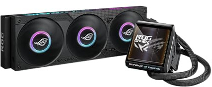 ASUS ROG Strix LC IV 360 ARGB LCD Display All-in-One Liquid CPU Cooler - Black