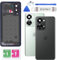 Eonpam Akkufachdeckel Rückseite Glas Ersatz für Oneplus Nord 2T Reparatursatz Original Akkudeckel Ersatz der Rückenschale (Grauer Schatten)