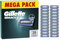 Gillette Mach3 Razor Blades Men, Pack of 20 Razor Blade Refills, Upgraded Lubrastrip for an Enhanced Glide