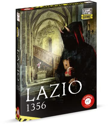 Piatnik 6709 Piatnik-6709-Crime Scene: Lazio 1356: Ermittle in einem italienischen Kloster und kläre die mysteriösen Todesfälle, White, Red, and Black