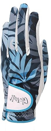 Glove It Damen-Golfhandschuh – Leichter und weicher Cabretta-Leder-Golfhandschuh für Damen, mit UV-Schutz, Pacific Palm
