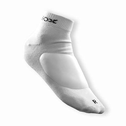 Ultra Elite Mittelfußschutz Knöchelsocken, weiß, L