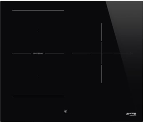 SMEG SI1M4634D, Placa de inducción UNIVERSAL, Black glass