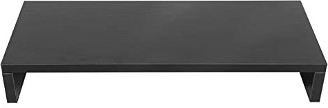 Ejoyous Holz LED LCD Computer Monitor Riser Halterung Rack Platzsparend Desktop Organizer Regal Multifunktions Ständer für PC Laptop Drucker Notebook (Black)